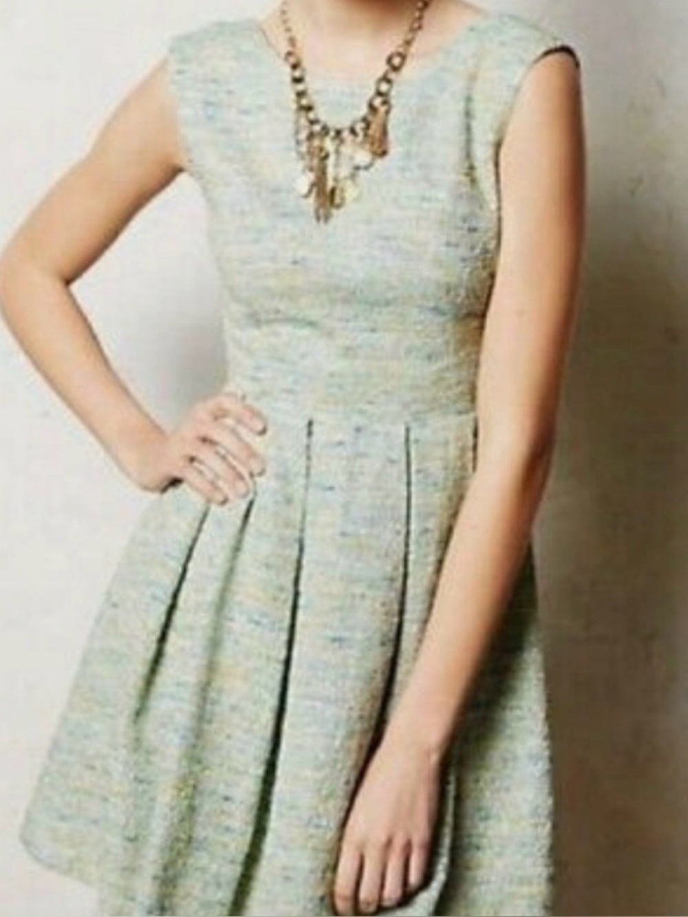 Anthropologie paper crown Lauren Conrad dress large